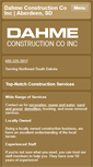 Mobile Screenshot of dahmeconstruction.com